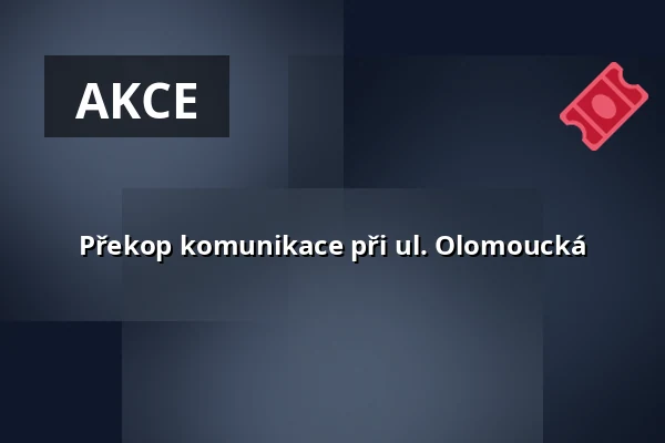 Překop komunikace při ul. Olomoucká — Slatina, Brno