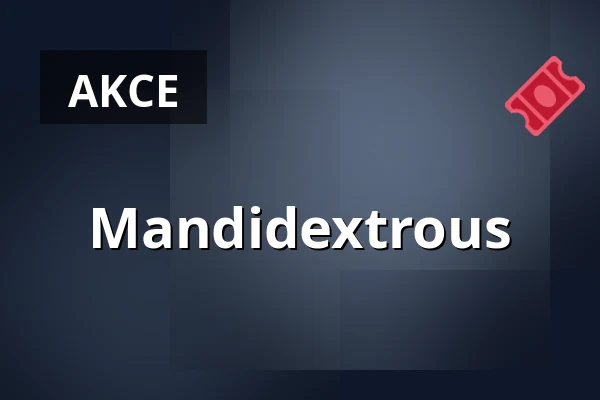 Mandidextrous — Parník Tyrš, Praha