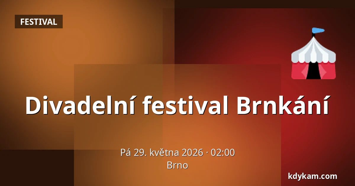 Divadelní festival Brnkání — Brno