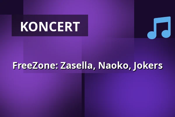 FreeZone: Zasella, Naoko, Jokers — Rock Café, Praha