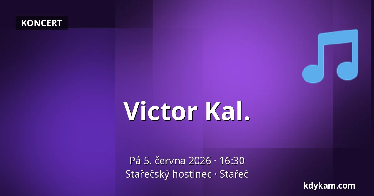 Victor Kal. — Stařečský hostinec, Stařeč