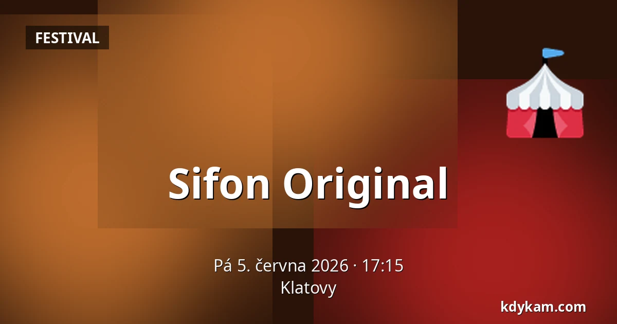 Sifon Original — Klatovy