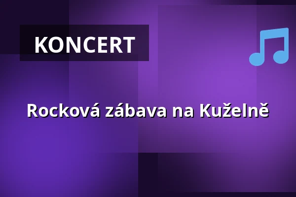 Rocková zábava na Kuželně — Úřad městské části Brno-střed, Brno