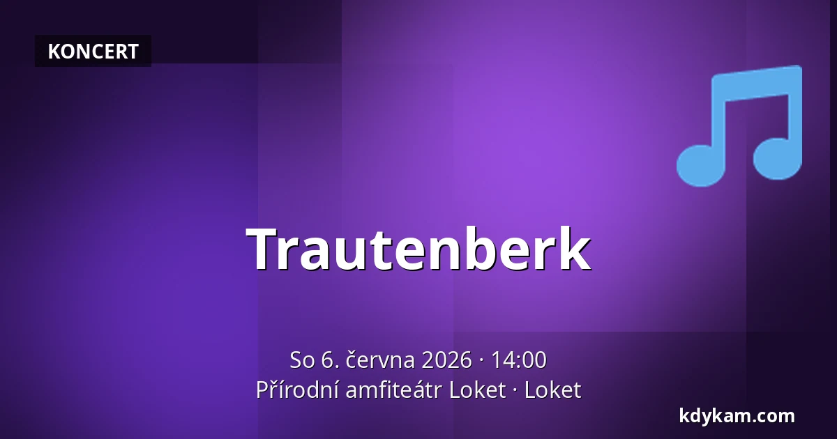 Trautenberk — Přírodní amfiteátr Loket, Loket