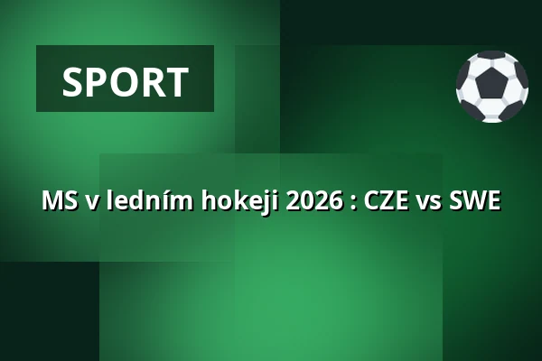 MS v ledním hokeji 2026 : CZE vs SWE — ARTBAR, Brno