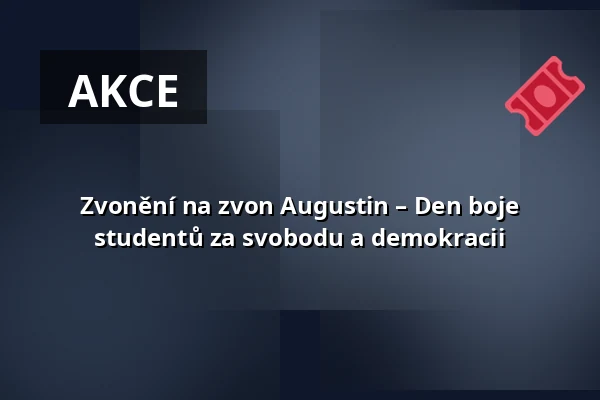 Zvonění na zvon Augustin – Den boje studentů za svobodu a demokracii — Bílá věž, Hradec Králové