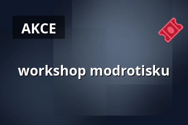 workshop modrotisku — Šmeralův statek, Třebíč