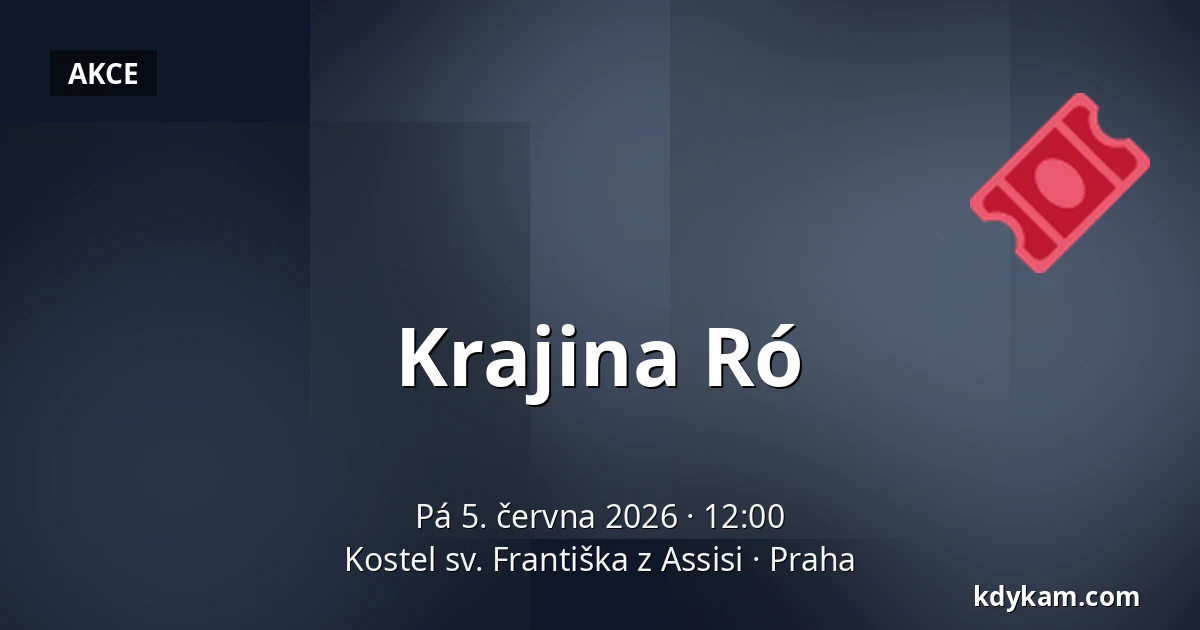 Krajina Ró — Kostel sv. Františka z Assisi, Praha