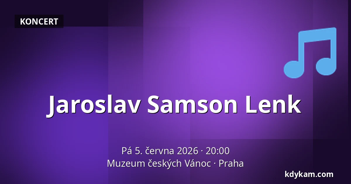 Jaroslav Samson Lenk — Muzeum českých Vánoc, Praha