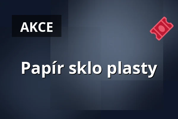 Papír sklo plasty — Střelecký ostrov, Praha
