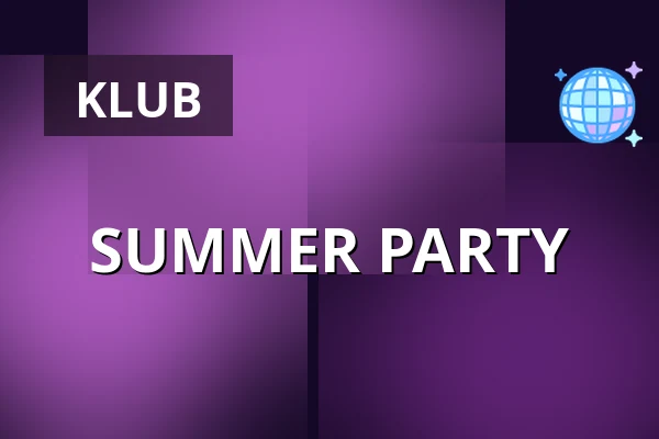 SUMMER PARTY — Letní kino Tišnov, Tišnov