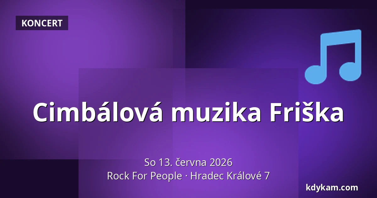 Cimbálová muzika Friška — Rock For People, Hradec Králové 7