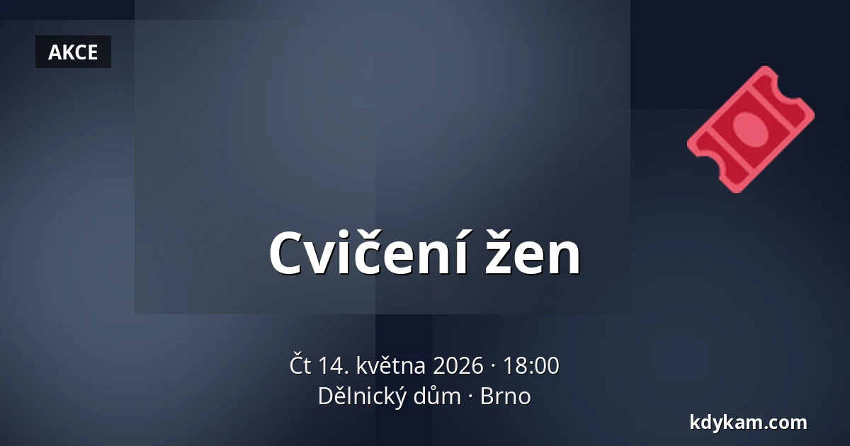 Cvičení žen — Dělnický dům, Brno