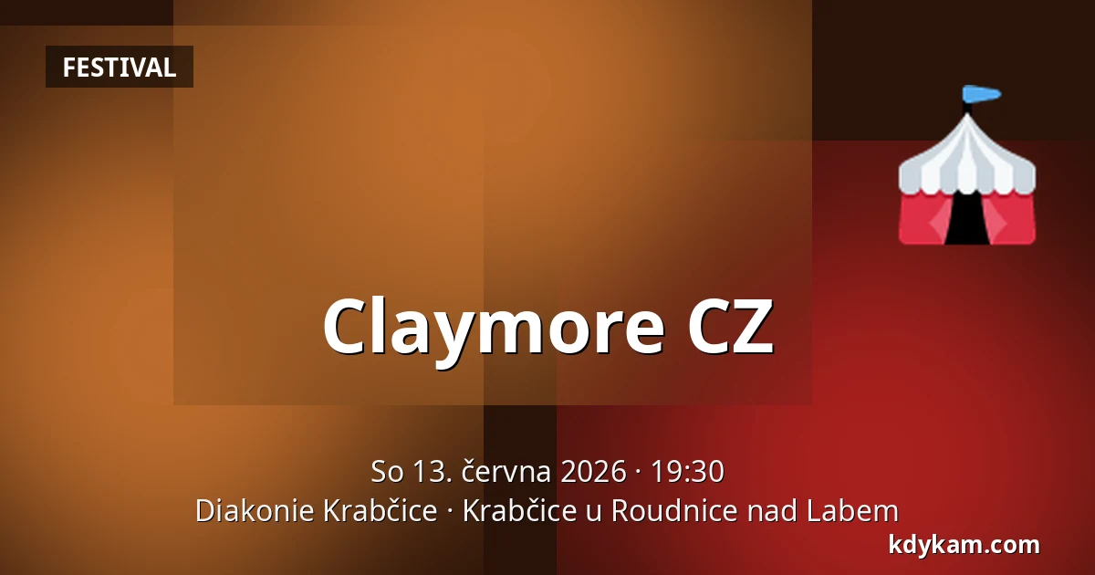 Claymore CZ — Diakonie Krabčice, Krabčice u Roudnice nad Labem