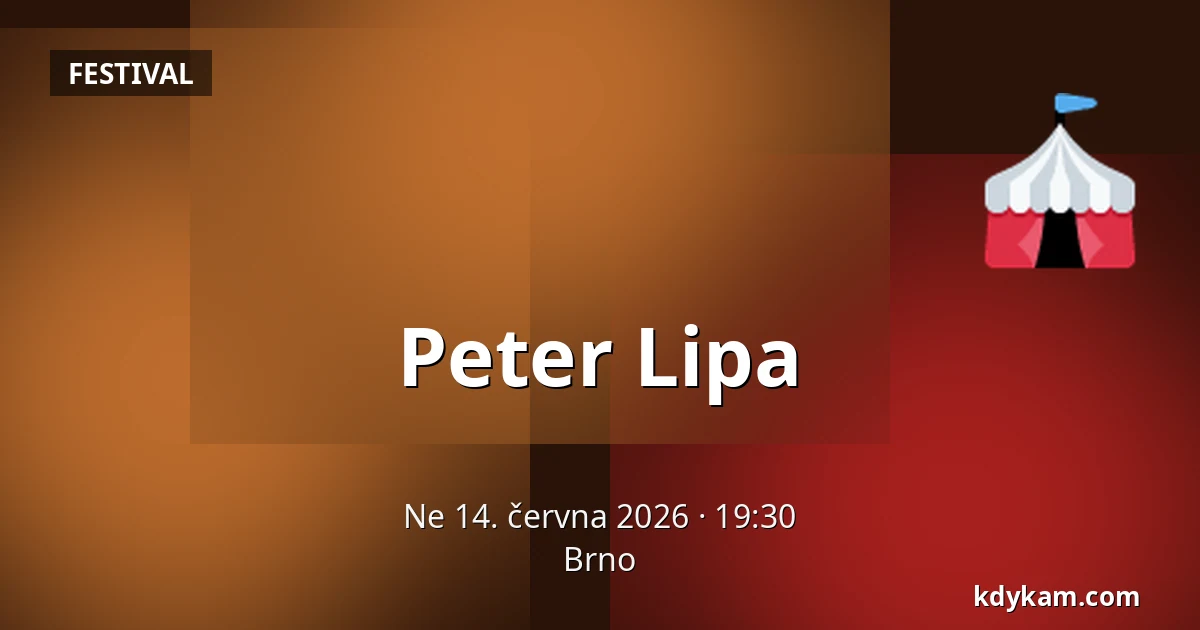 Peter Lipa — Brno