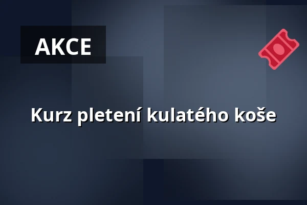 Kurz pletení kulatého koše — Národní muzeum, Praha