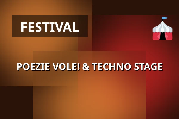 POEZIE VOLE! & TECHNO STAGE — Cross Club, Praha