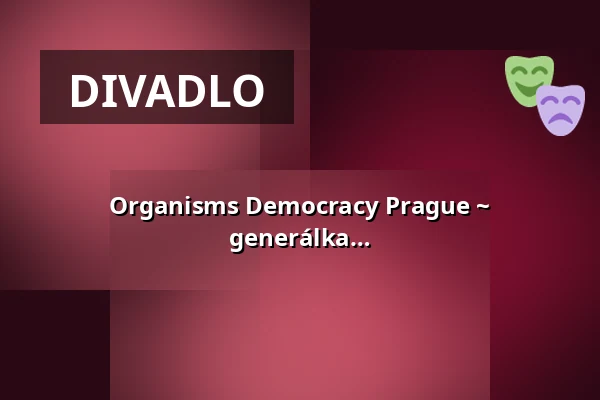 Organisms Democracy Prague ~ performativní procházka / veřejná generálka — Studio Alta, Praha