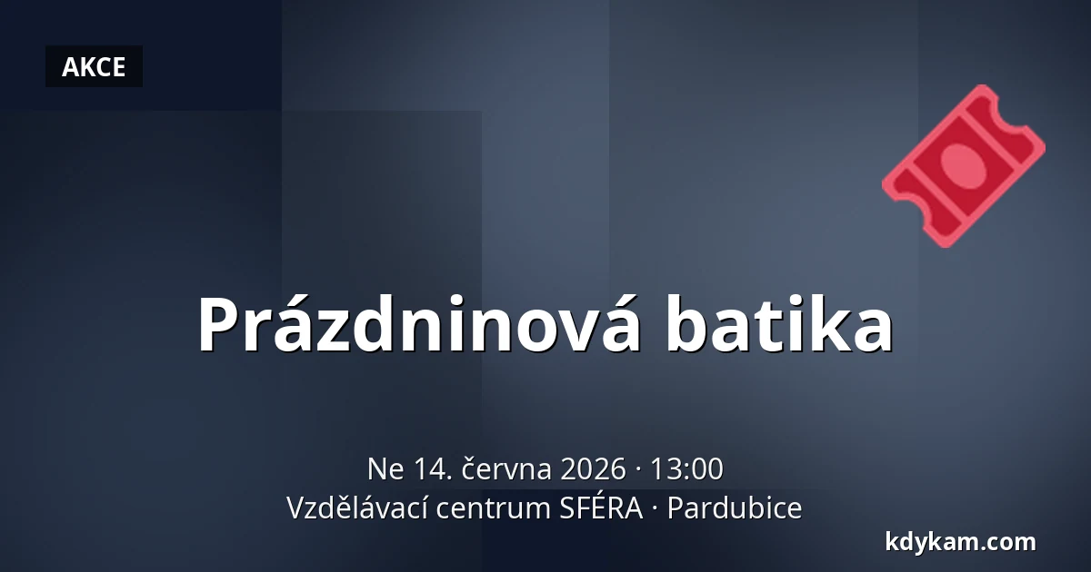 Prázdninová batika — Vzdělávací centrum SFÉRA, Pardubice
