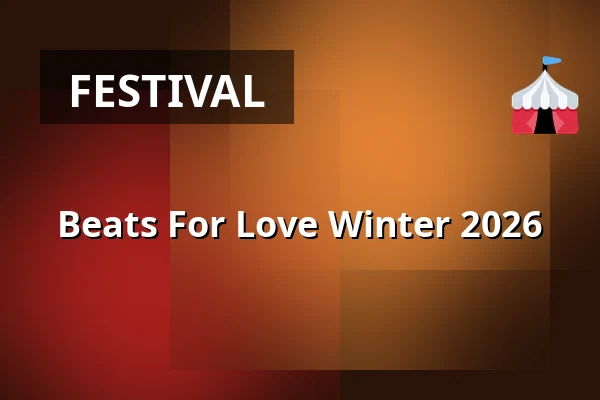 Beats For Love Winter 2026 — Výstaviště (BVV Veletrhy Brno, Brno Exhibition Center) Pavilón P, Brno