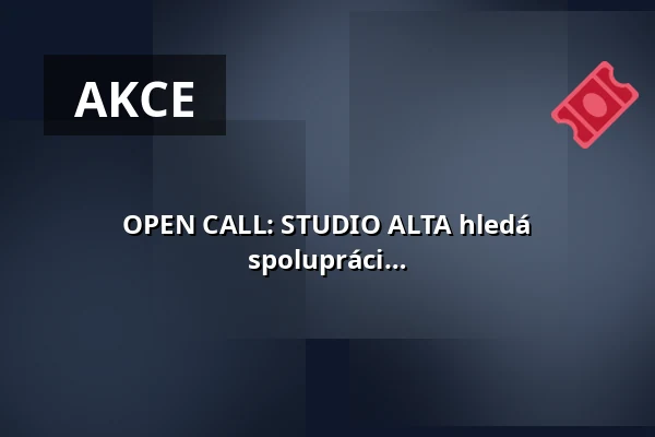 OPEN CALL: STUDIO ALTA hledá grafika*grafičku na dlouhodobou spolupráci — Studio Alta, Praha