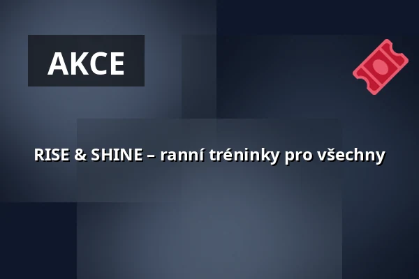 RISE & SHINE – ranní tréninky pro všechny — Studio Alta, Praha
