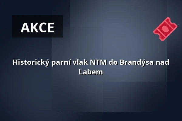 Historický parní vlak NTM do Brandýsa nad Labem — Národní technické muzeum, Praha