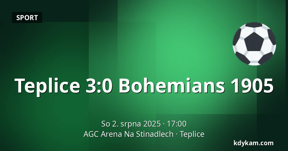 Teplice – Bohemians 1905 — AGC Arena Na Stinadlech, Teplice