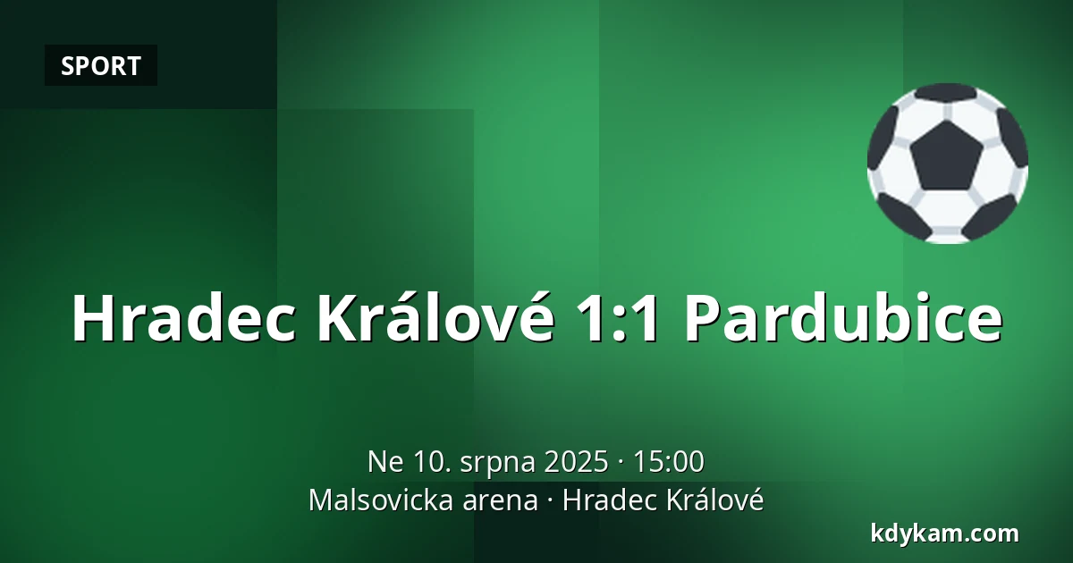 Hradec Králové – Pardubice — Malsovicka arena, Hradec Králové