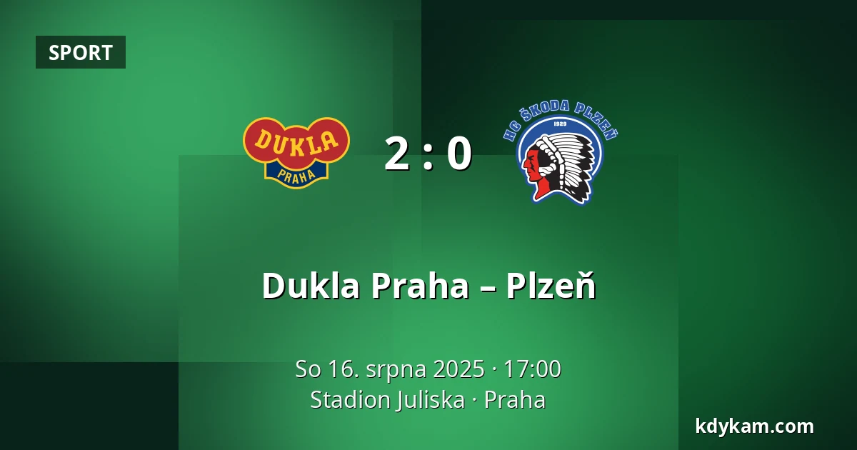 Dukla Praha – Plzeň — Stadion Juliska, Praha