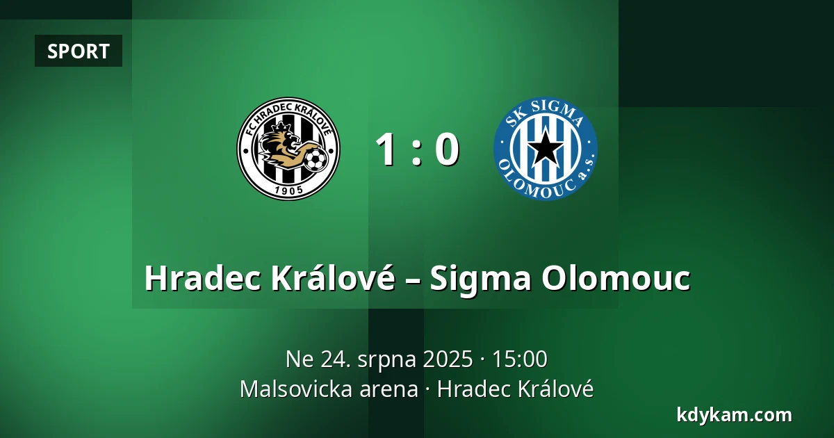 Hradec Králové – Sigma Olomouc — Malsovicka arena, Hradec Králové