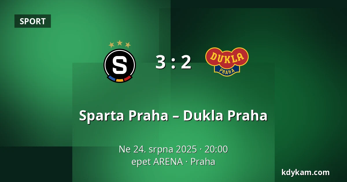 Sparta Praha – Dukla Praha — epet ARENA, Praha