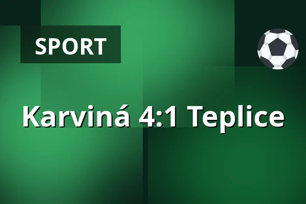 Karviná – Teplice — Town Stadium Karvina, Karviná