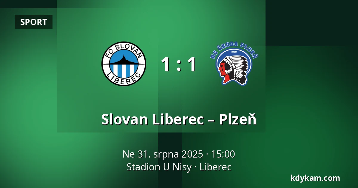 Slovan Liberec – Plzeň — Stadion U Nisy, Liberec