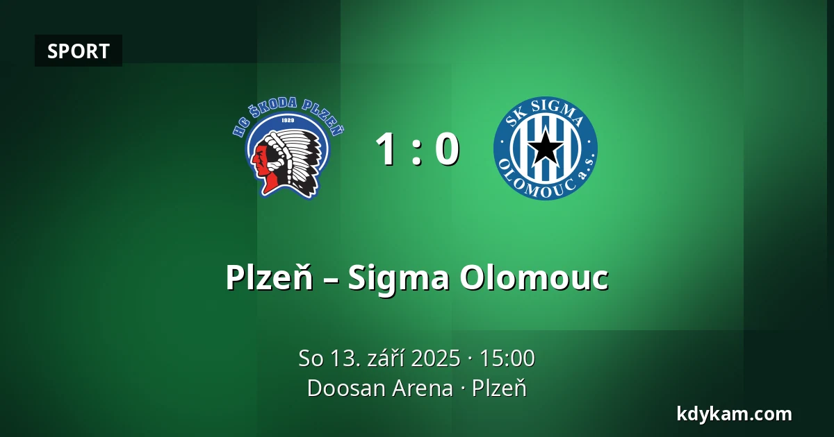 Plzeň – Sigma Olomouc — Doosan Arena, Plzeň