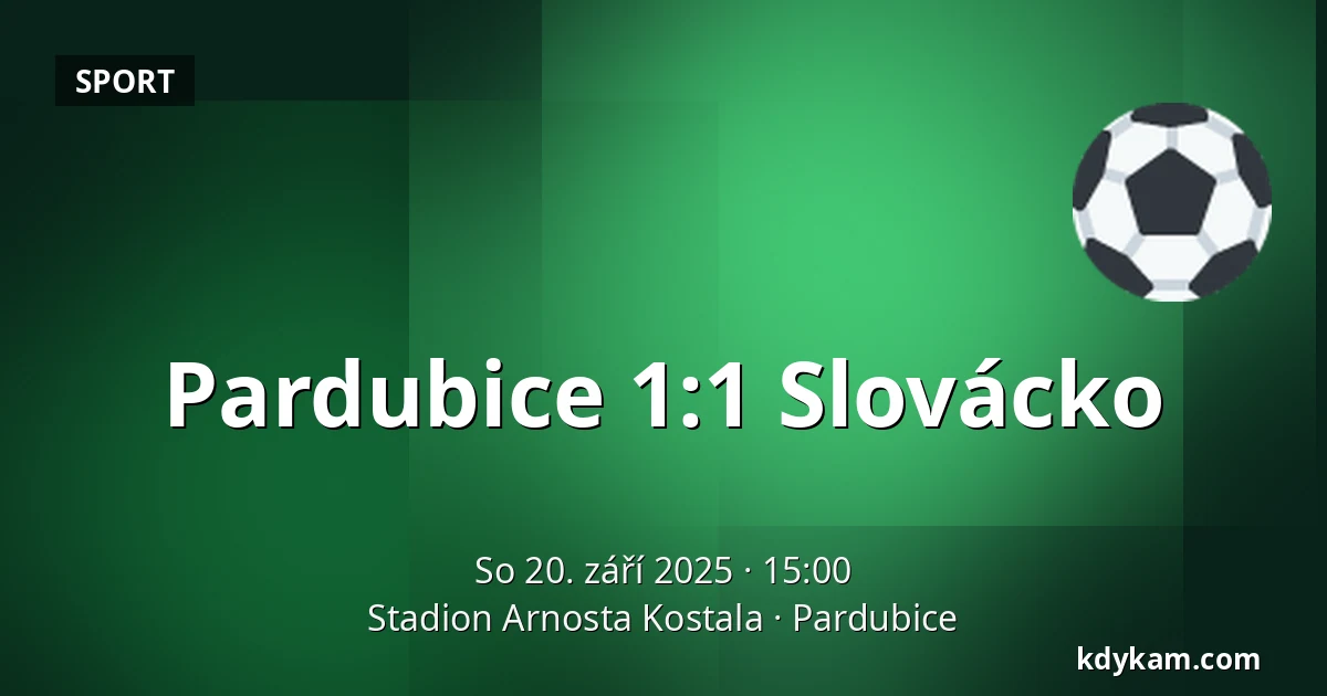 Pardubice – Slovácko — Stadion Arnosta Kostala, Pardubice