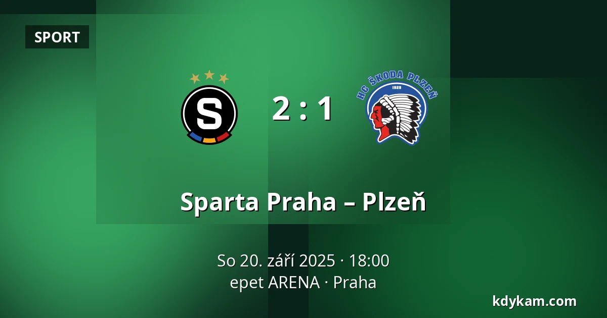 Sparta Praha – Plzeň — epet ARENA, Praha