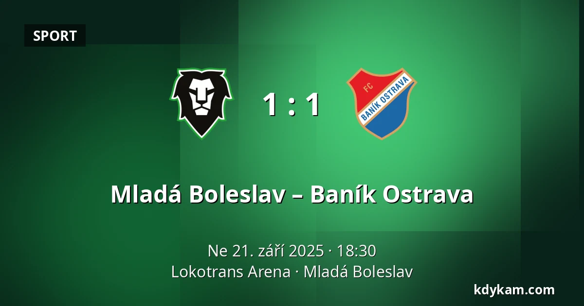 Mladá Boleslav – Baník Ostrava — Lokotrans Arena, Mladá Boleslav