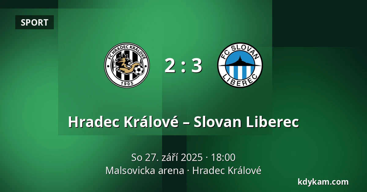 Hradec Králové – Slovan Liberec — Malsovicka arena, Hradec Králové