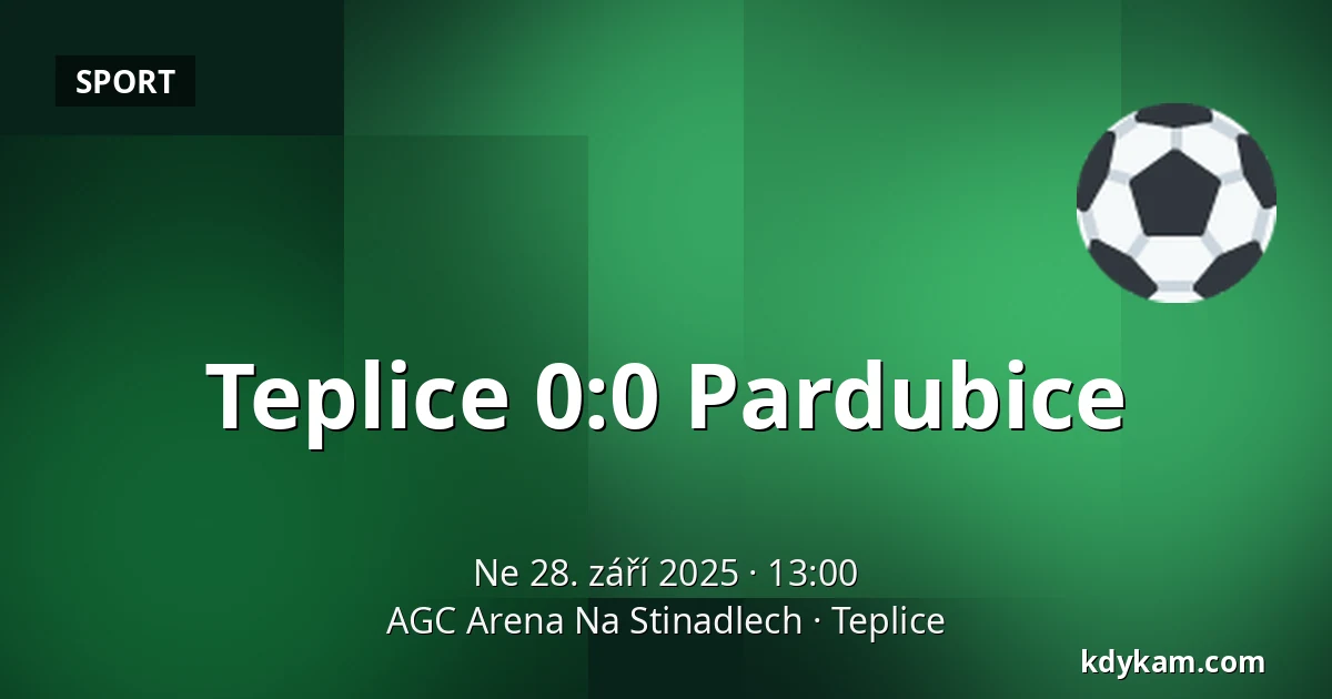 Teplice – Pardubice — AGC Arena Na Stinadlech, Teplice