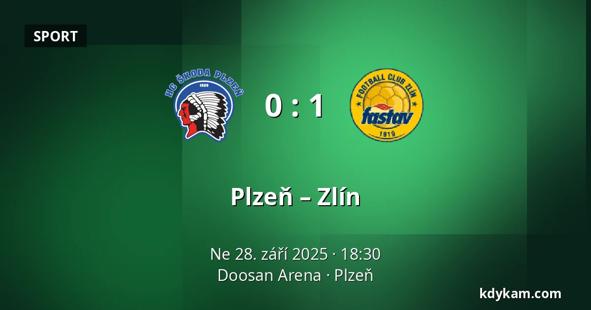 Plzeň – Zlín — Doosan Arena, Plzeň