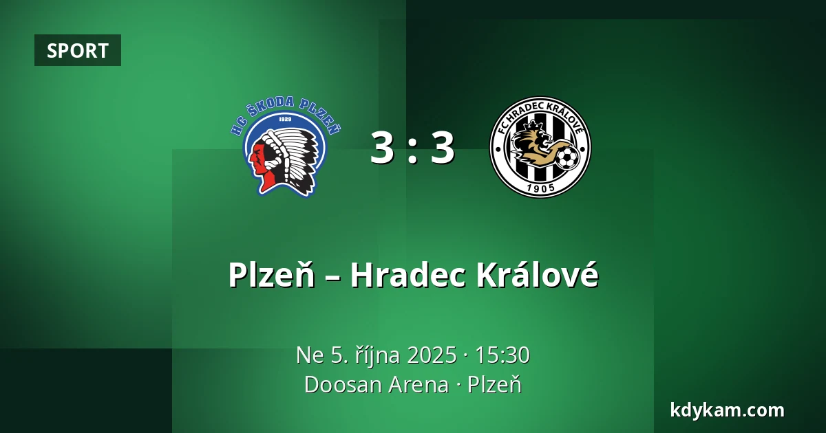 Plzeň – Hradec Králové — Doosan Arena, Plzeň
