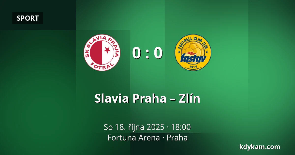 Slavia Praha – Zlín — Fortuna Arena, Praha