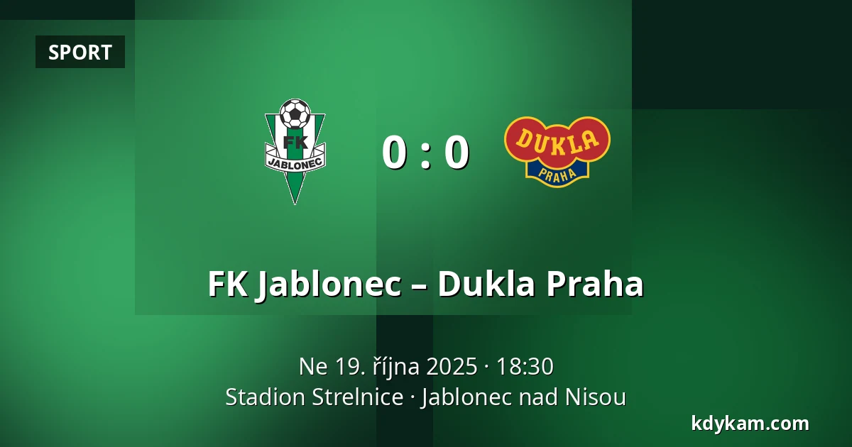 FK Jablonec – Dukla Praha — Stadion Strelnice, Jablonec nad Nisou