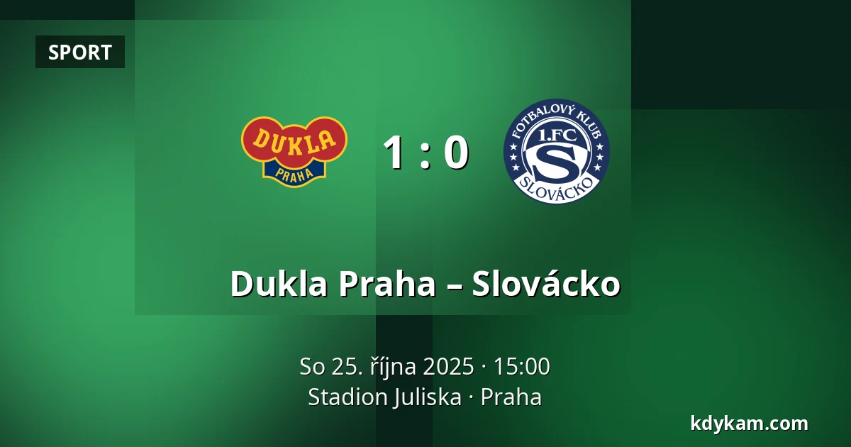 Dukla Praha – Slovácko — Stadion Juliska, Praha