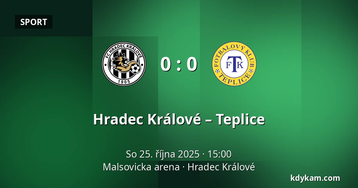 Hradec Králové – Teplice — Malsovicka arena, Hradec Králové
