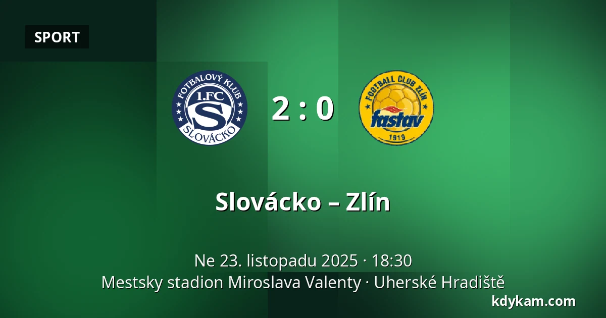 Slovácko – Zlín — Mestsky stadion Miroslava Valenty, Uherské Hradiště