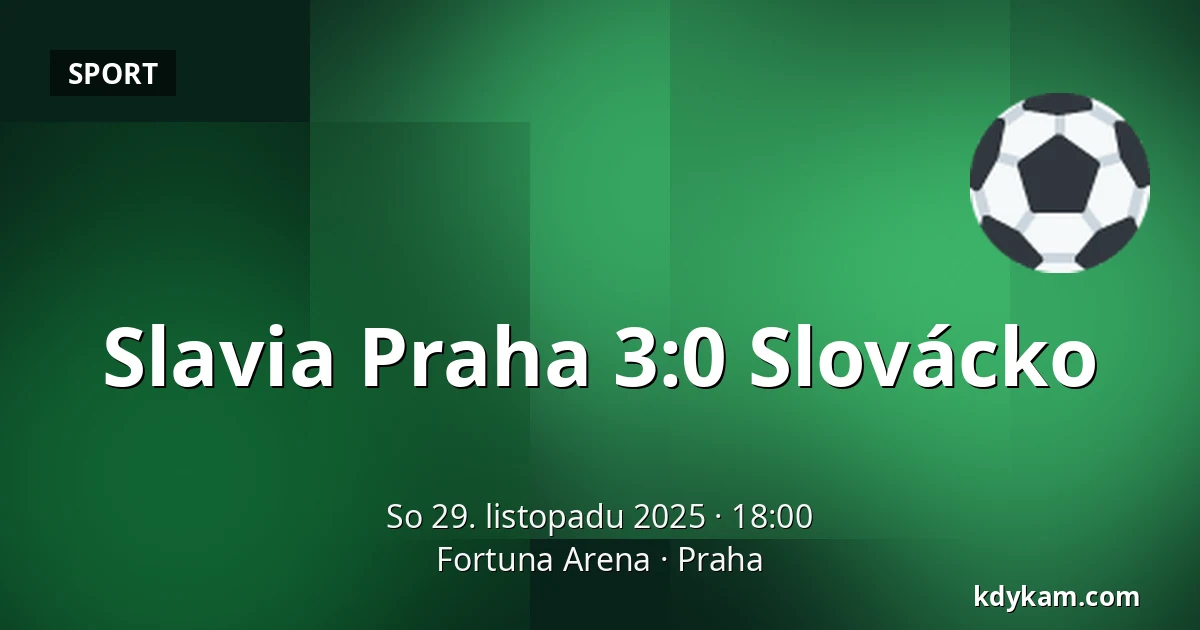 Slavia Praha – Slovácko — Fortuna Arena, Praha