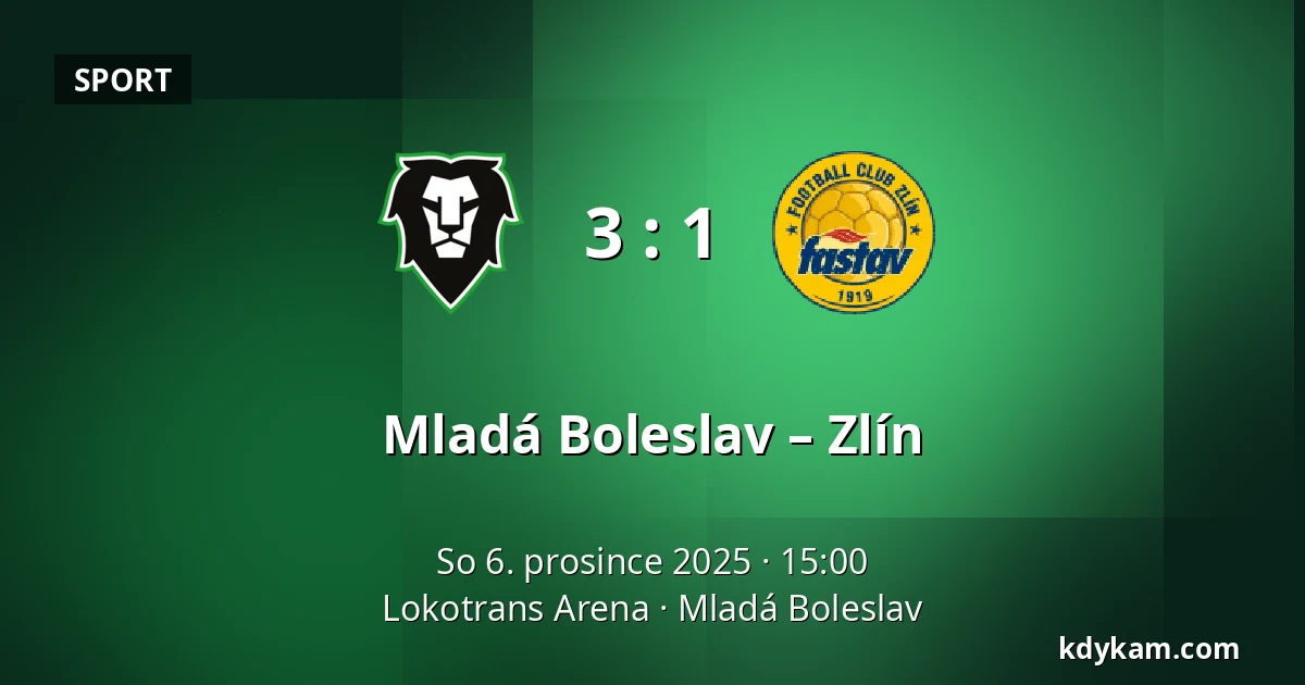 Mladá Boleslav – Zlín — Lokotrans Arena, Mladá Boleslav