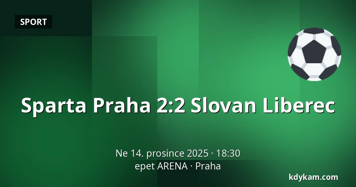 Sparta Praha – Slovan Liberec — epet ARENA, Praha